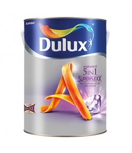 Sơn nước nội thất cao cấp DULUX AMBIANCE 5 IN 1 SUPERFLEXX DIAMOND GLOW - Siêu Bóng Z611B